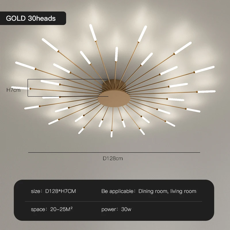 Modern Led Chandelier Lighting Gold Led Ceiling Lamps For Living Room Bedroom Dining Room Study Kitchen Home Design Fixtures round chandelier Chandeliers