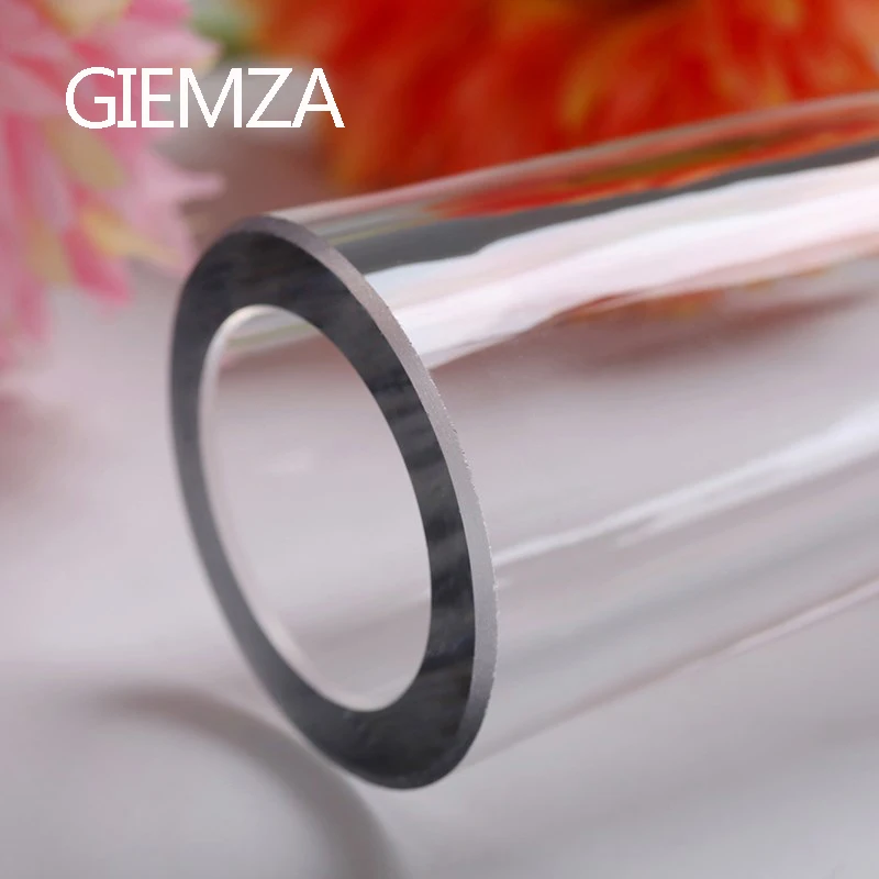 Прозрачная гидропонная воздушная ваза GIEMZA цилиндрическая круглая для высоких