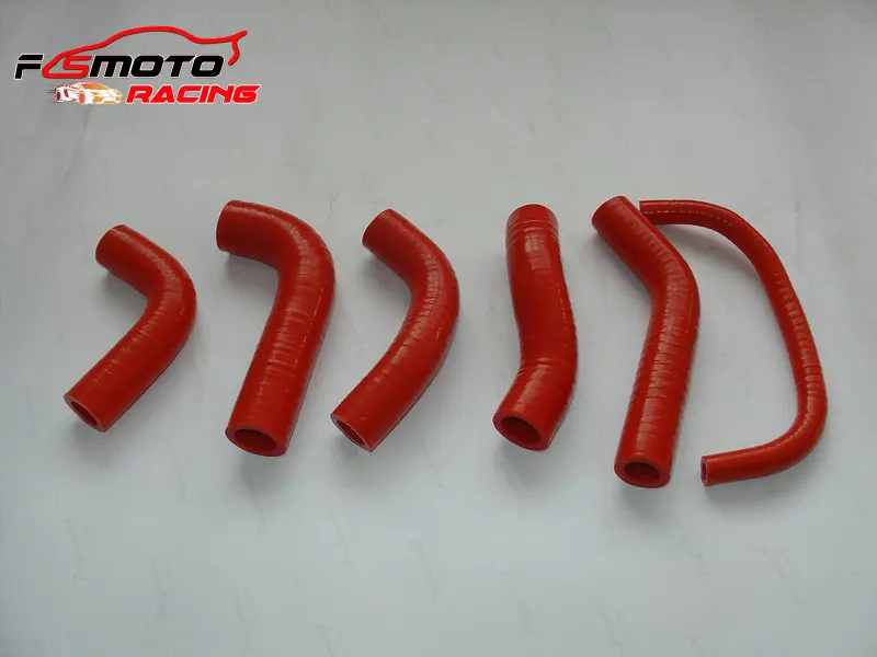 Для Honda XR650R XR650 комплект силиконовых шлангов радиатора 2000-2009 - Цвет: red