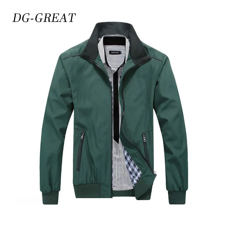Autumn Harrington vintage Windbreaker Bomber Jacket Men European Style Military Plus Size Cotton Casual Waterproof Safe