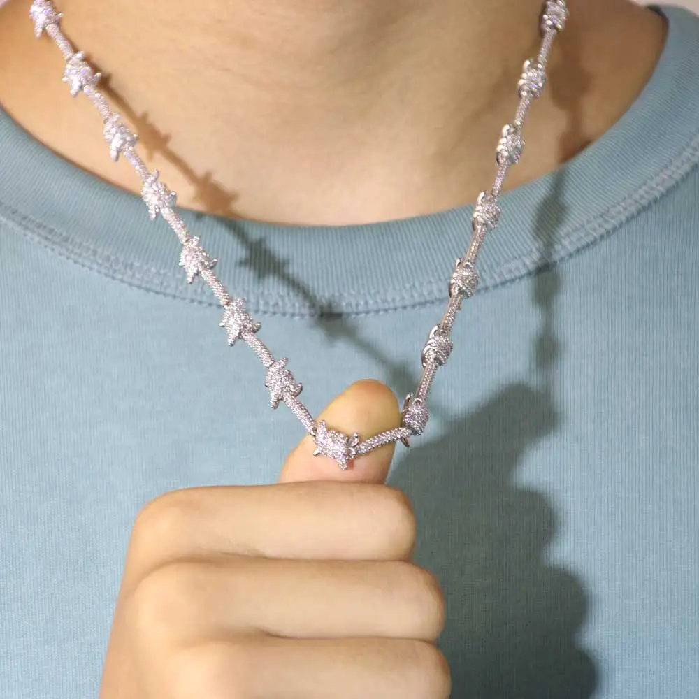 Diamond Barb Wire Chain - AliExpress 