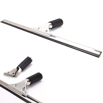 

Silver stainless steel glass cleaning scraper wiper