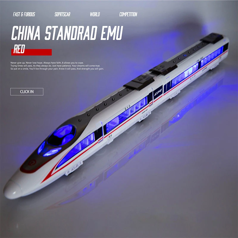 die cast toy cars New Simulation Alloy Metal High Speed Rail Diecast Train Toy Model Educational Toys Boys Children Collection Gift die cast toy cars