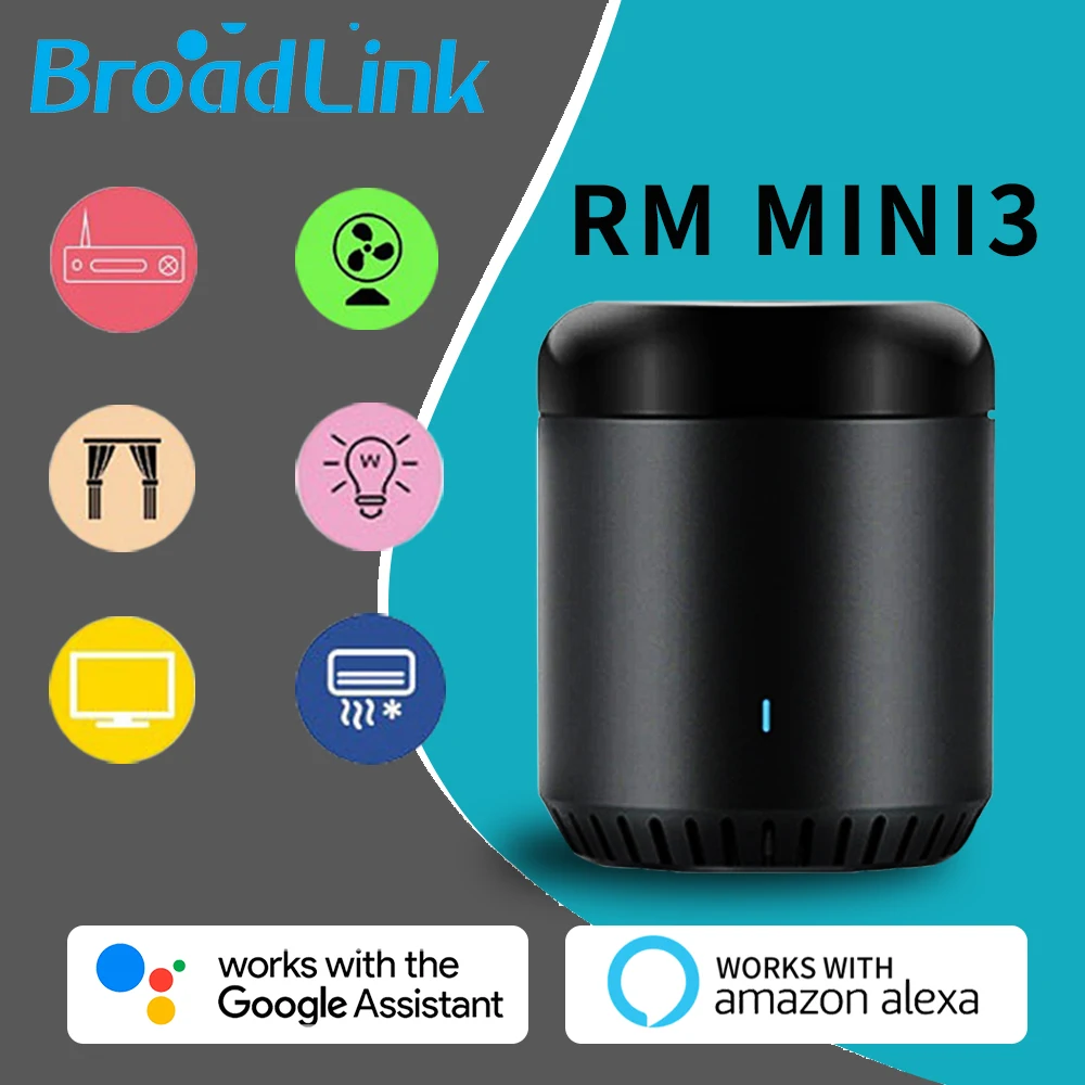 Broadlink RM Mini3 Универсальный WiFi ИК пульт дистанционного управления приложение ТВ умный дом для Amazon Alexa Echo Google Home мини управление e remoto