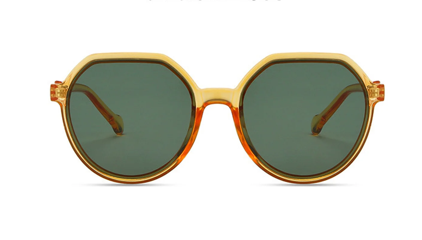 2021 New Fashion Style All-match Trend Su Personalized Round Frame Su Ins Trend Candy Color Big Frame_voghion.com