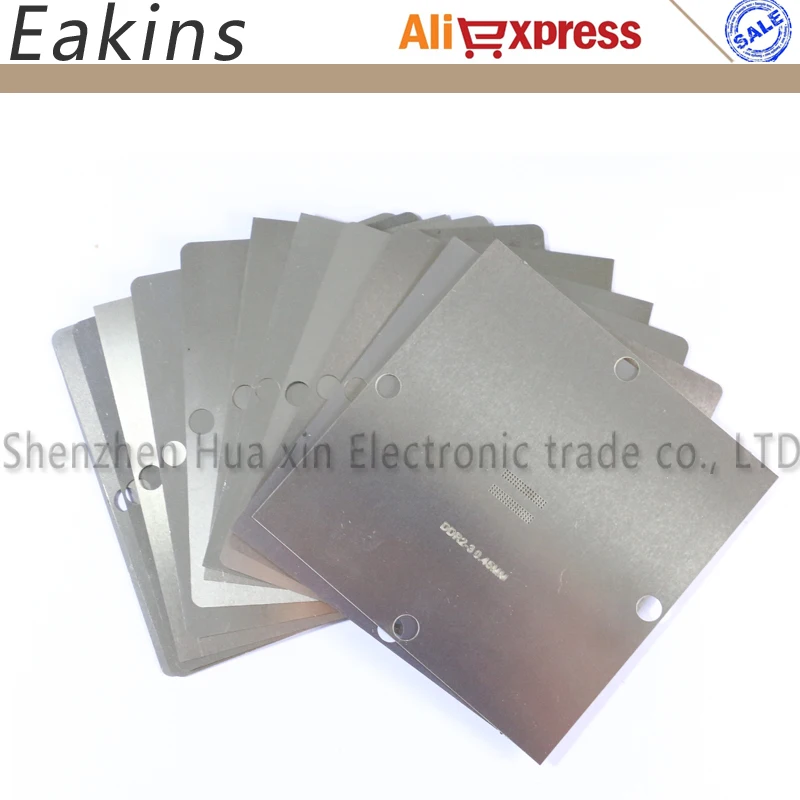 Трафарет BGA 90*90 мм для реболлинга DDR2-2 DDR DDR2 DDR2-3 DDR3-2 DDR3-3 DDR5 12 шт. | Инструменты