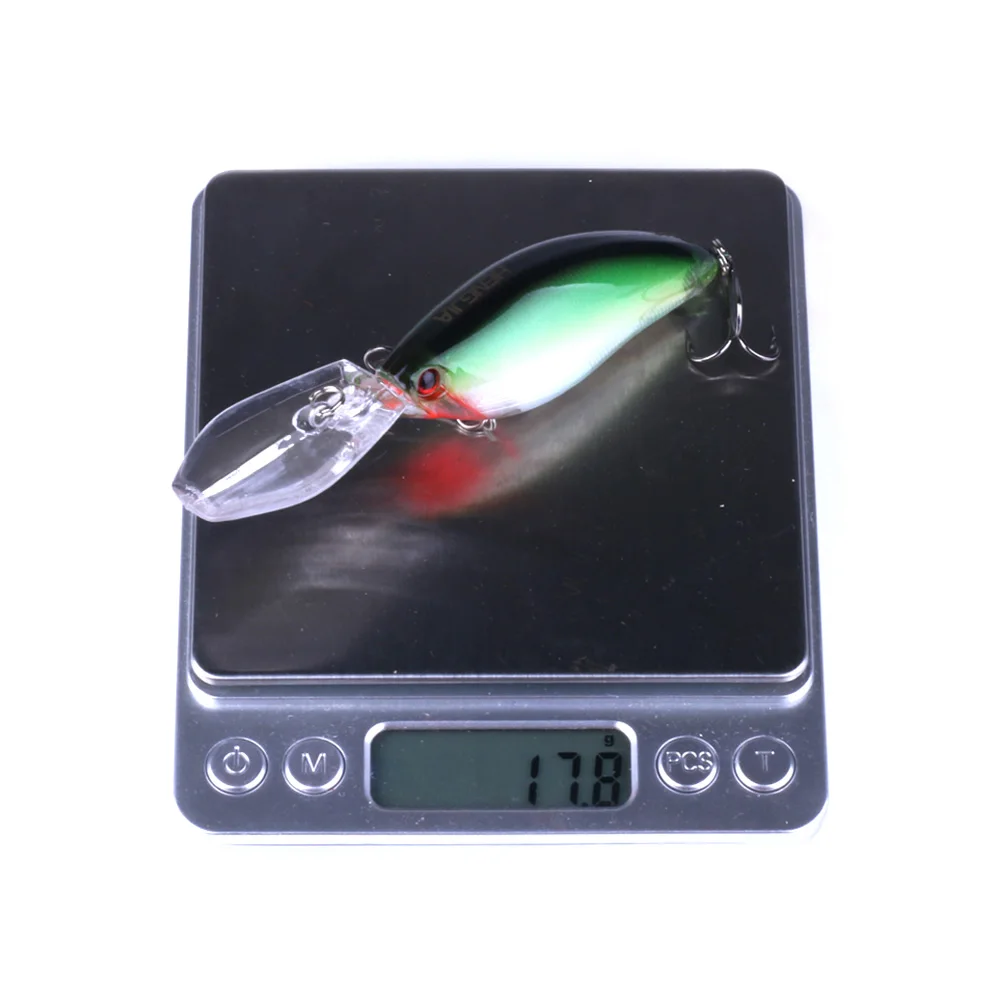 HENGJIA 1pcs plastic fishing lures fishing bait minnow bass lure fishing  tackle Hooks 11.8g 10cm Diving 0.6-1.5m - AliExpress