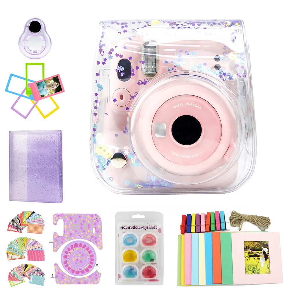Комплект аксессуаров CAIUL для Fujifilm Instax Mini 11 защитный чехол камеры Мгновенной