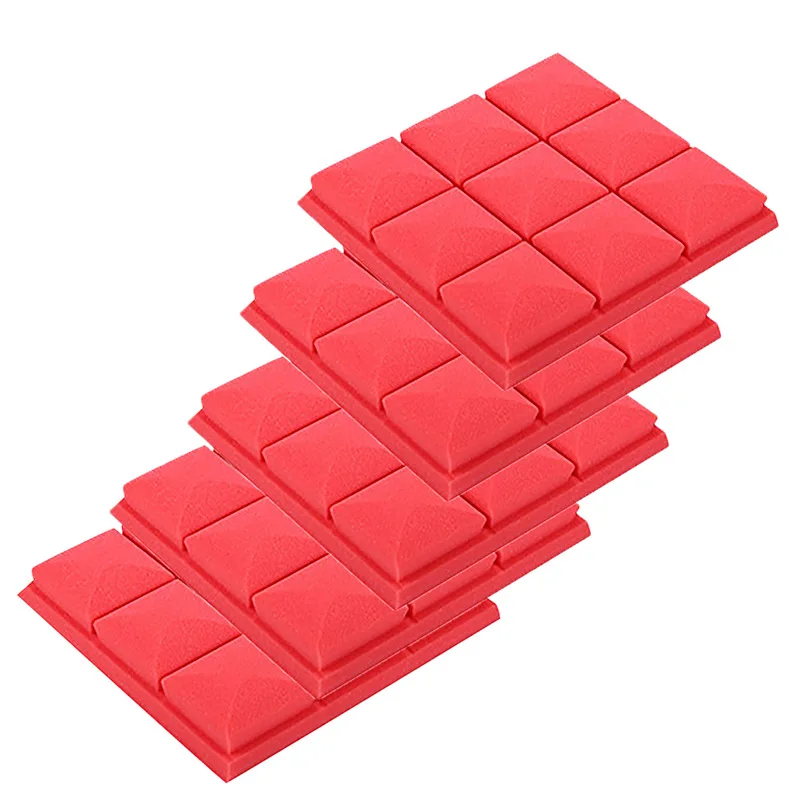 03 5 шт. 30x30x5 см уплотнительные полоски студийная акустическая Звукоизоляционная пена Звукопоглощающая лечение панель плитка Клин Защитная губка - Цвет: 03