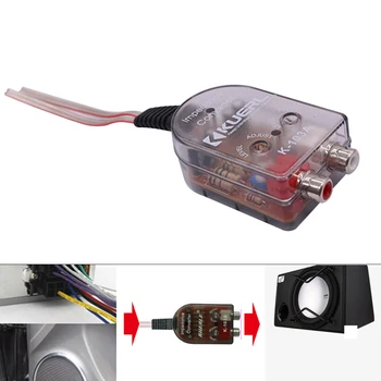 

Durable Replacement Signal Amplifier High To Low Level Stable Output Car Stereo Universal Easy Installation Audio Converters