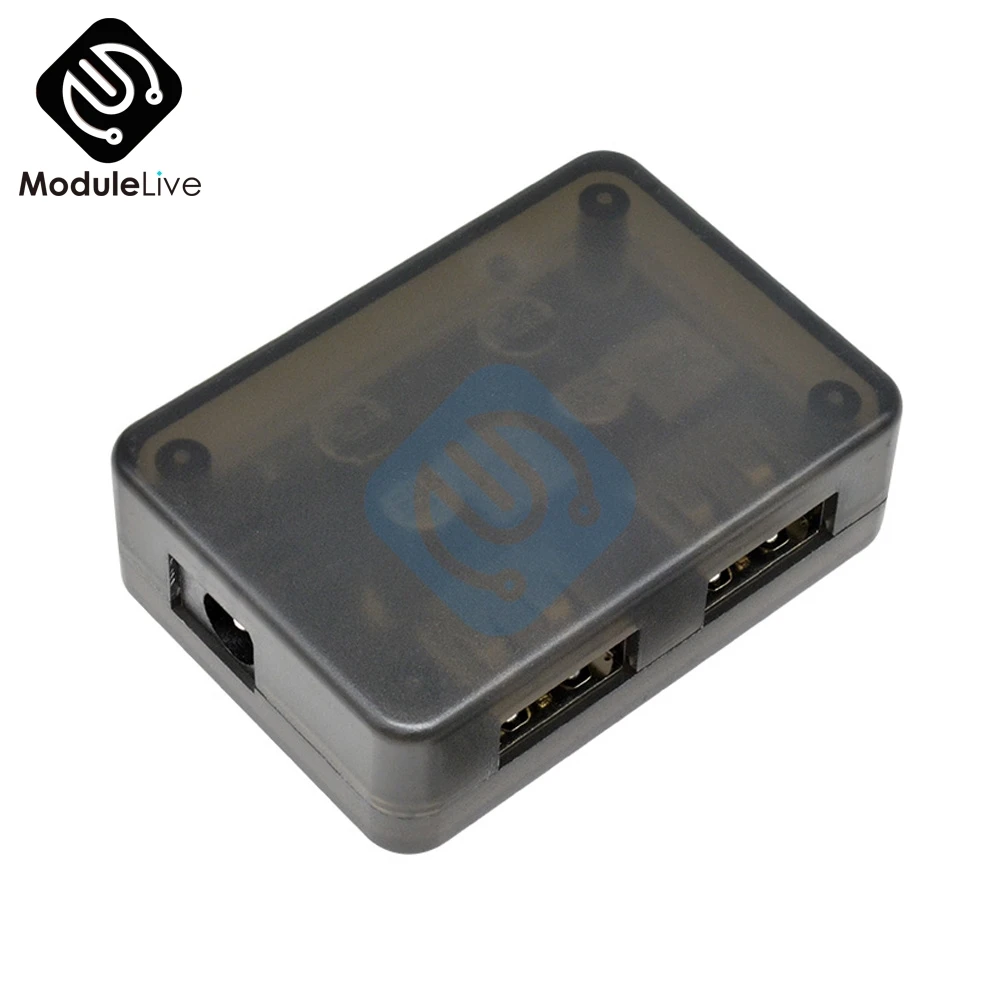 Двойной 2 USB быстрое зарядное устройство понижающий модуль вход 6 V-30 V один порт 24W Поддержка QC2.0 QC3.0 QC 2,0 3,0 Автомобильная плата с Чехол