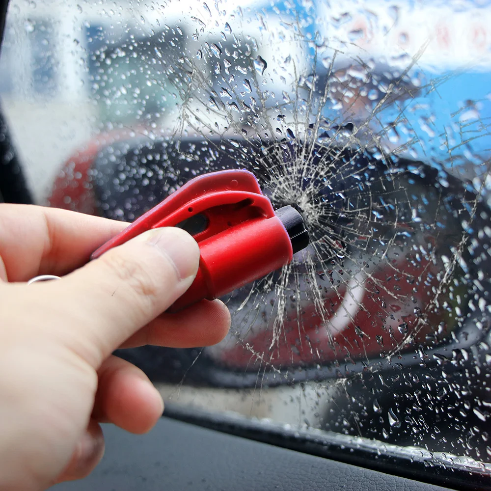 

Car Styling 3 in 1 Emergency Mini Safety Hammer for Hyundai Creta Tucson BMW X5 E53 VW Golf 4 7 5 Tiguan Kia Rio Sportage R KX5
