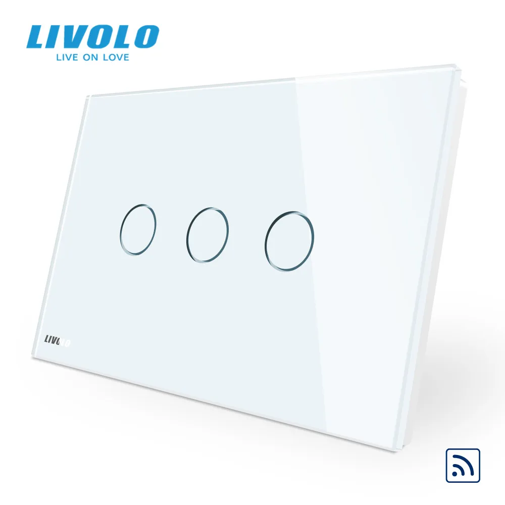 LIVOLO US C9 стандартный настенный сенсорный светильник с выключателем светодиодный