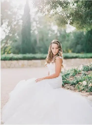 Сексуальное кружевное свадебное платье с рукавом-крылышком и бусинами, Vestido De Noiva, с открытой спиной, на заказ, платья для матери невесты