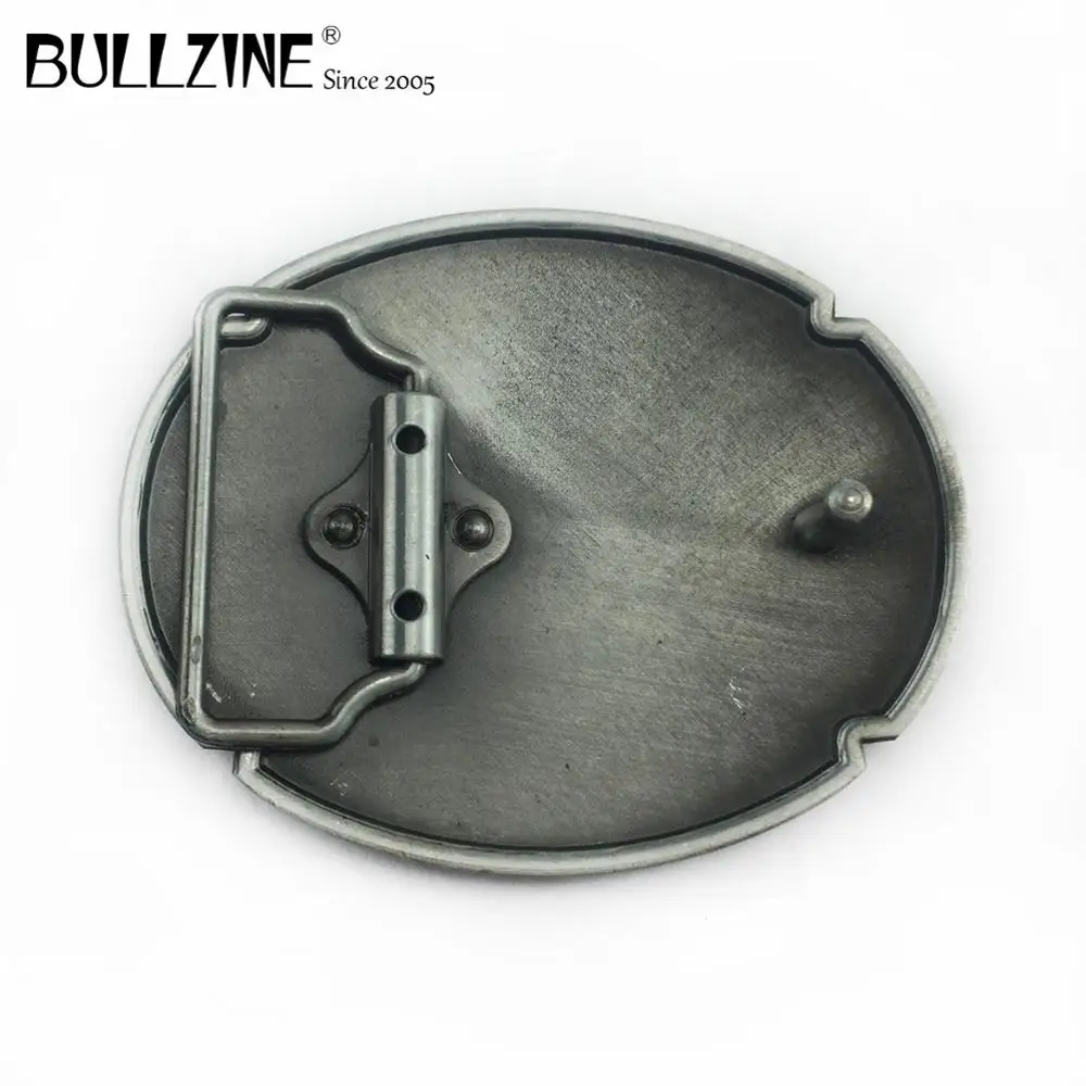 Пряжка для ремня Bullzine в Западном бирюзовом цвете с отделкой из оловянного FP 03673
