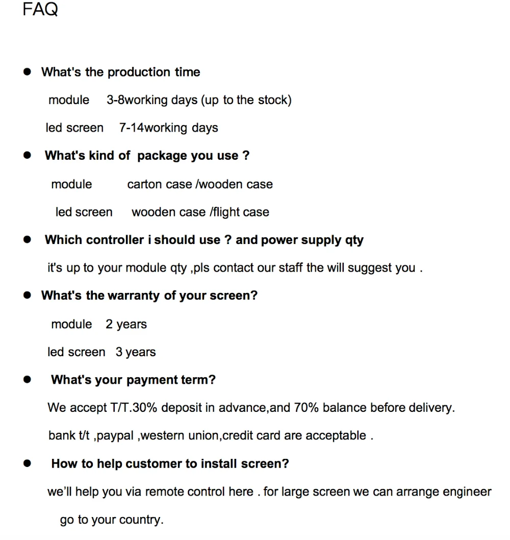 FAQ
