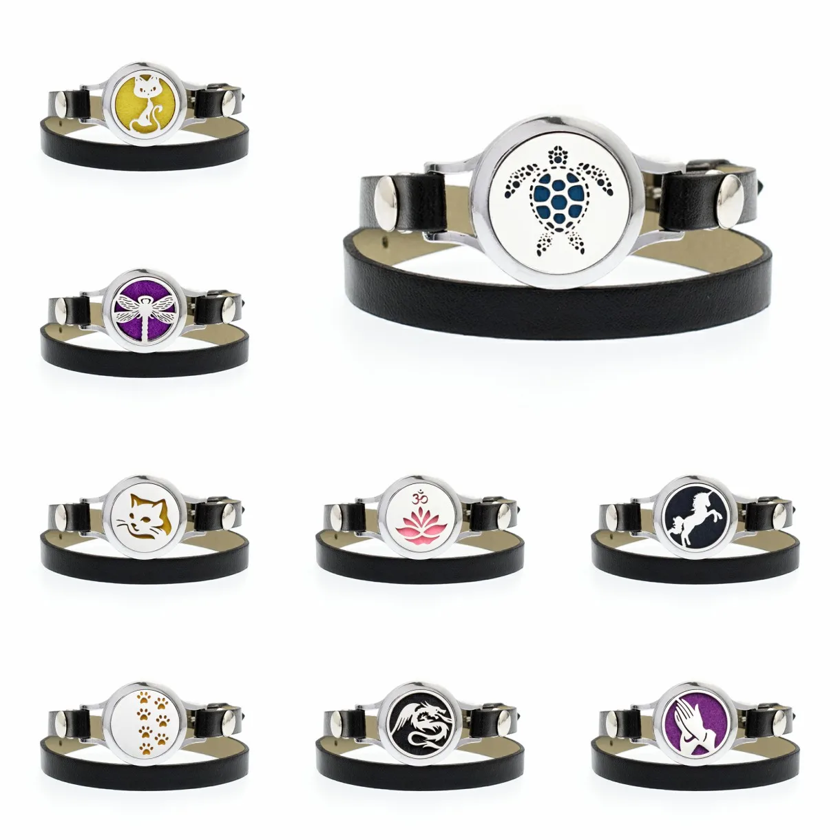 Браслет с диффузором 25 мм браслеты из нержавеющей стали эфирным маслом медальон