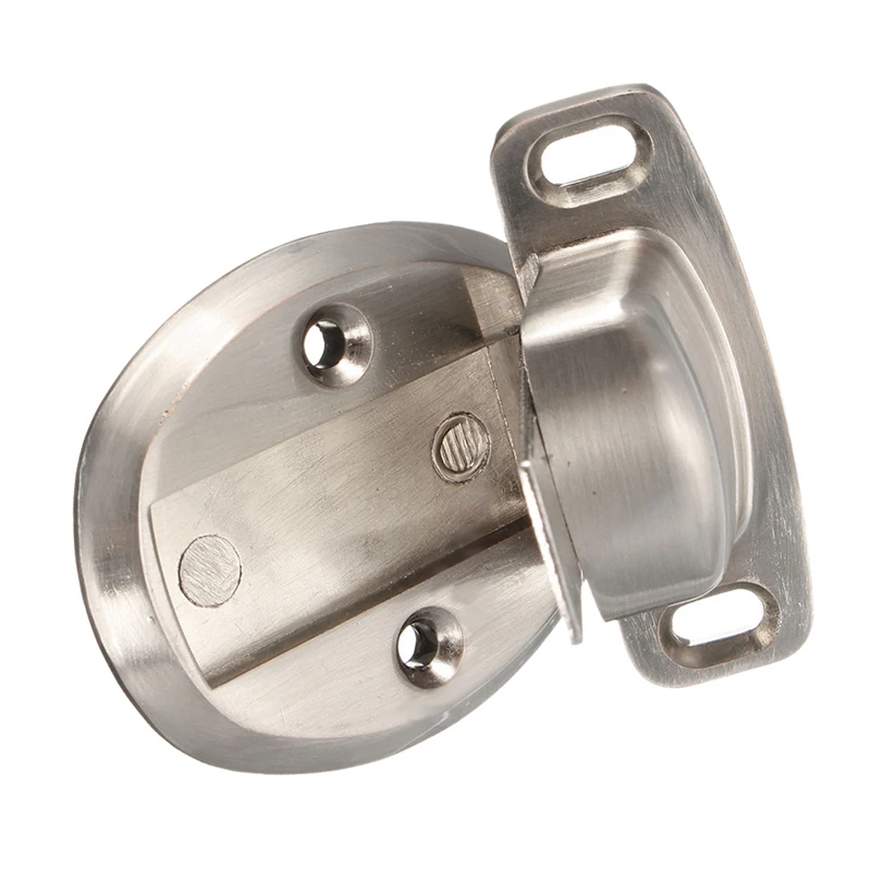 Magnetic Suspended Door Floor Wall Stop Stopper Holder Catch Doorstop with Screws Chrome Color