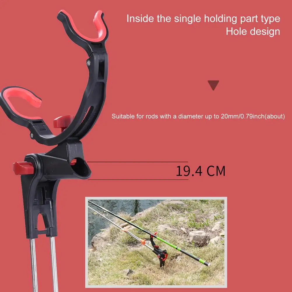 360 Degree Adjustable Fishing Rod Holders Self-Locking Fish Pole