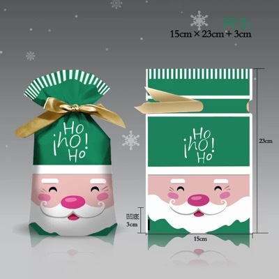 Christmas Gift Bag 2022 New Year Gift Box Candy Biscuit Bag Decoration Christmas Gift Bag Children Birthday Party Navidad