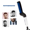 Electric Beard Straightener Comb Multifunctional Hair Straightening Brush For Men Quick Heating Hair Straighten Styling Tools 3