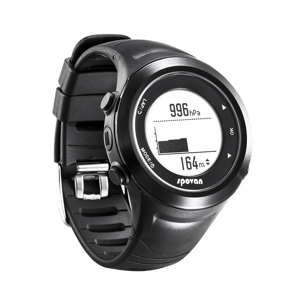 

Three sensors -- Barometric pressure, temperature, altitude -- Smart Sports Watch, GPS origin navigation