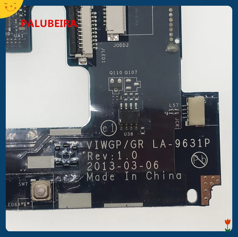 LA-9631P для lenovo G500 с чипсетом HM70 VIWGP/GR REV: 1,0 материнская плата для ноутбука с бортовой видеокартой