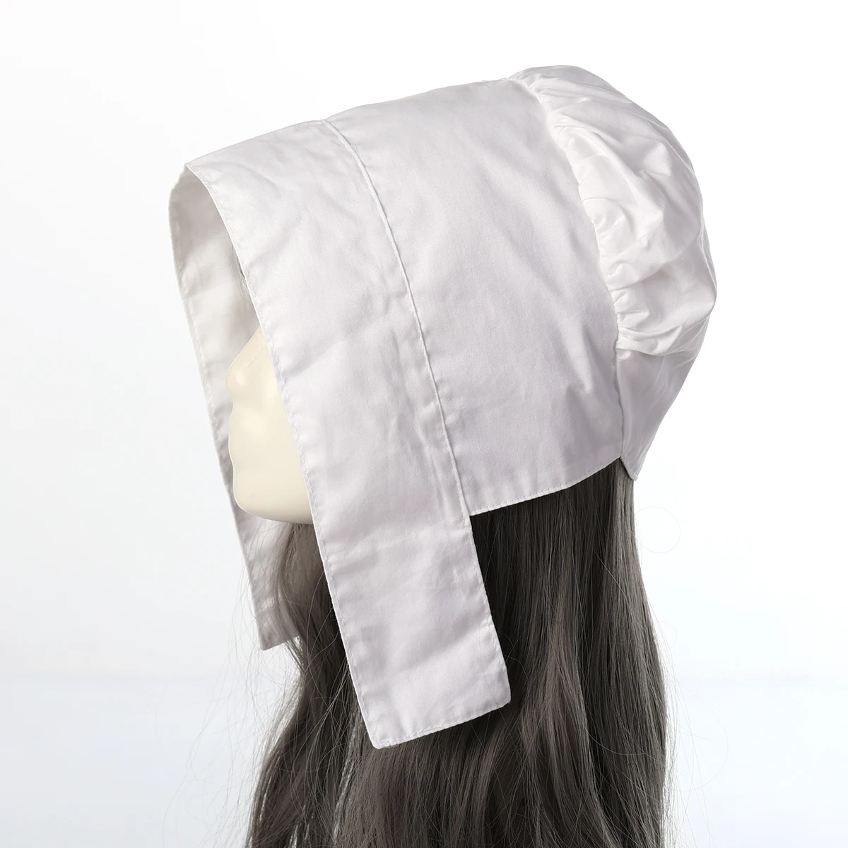 Cosplay Hat White Cotton Maid Cosplay Hat Headpiece Bonnet BNT
