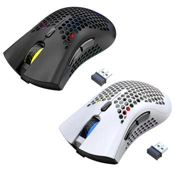 

Lightweight X3 Gaming Mouse Honeycomb Shell Wireless Ergonomic Mice for Computer Gamer Computer Peripheral Peripheral X6HA
