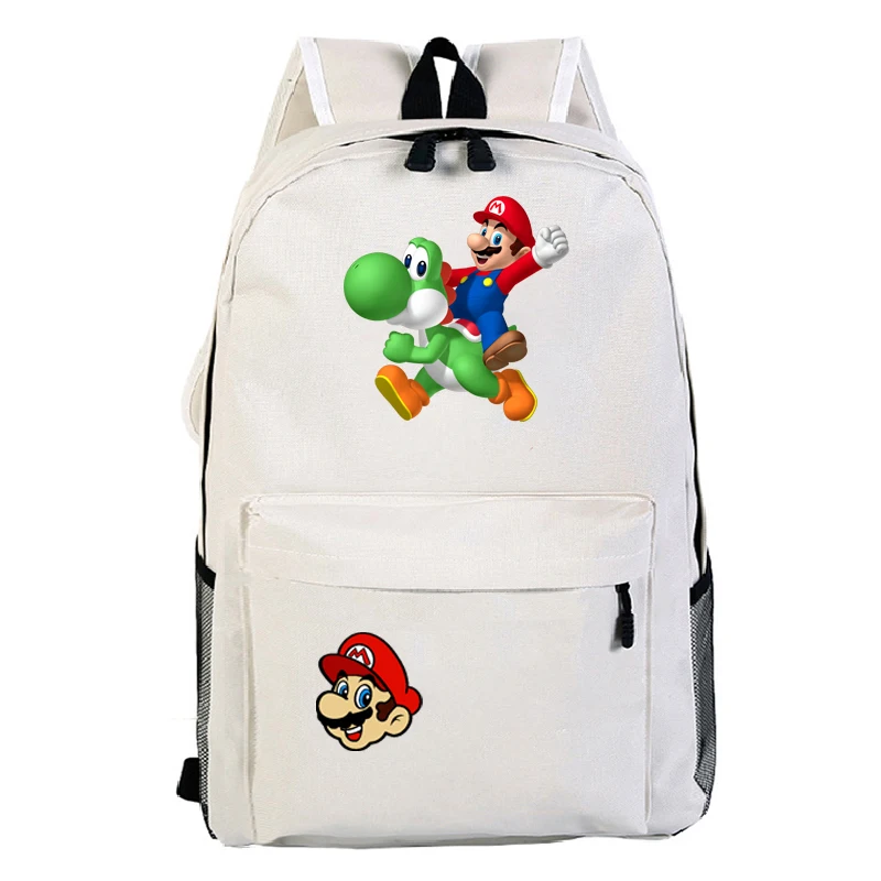 19 Fashion Hot Sale Super Mario Bags School Backpack Travel Shoulder Practicality Popular Pattern Schoolbag Teens School Bag - Цвет: 19