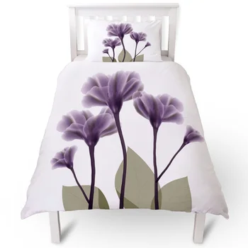 

X-Ray Fowers Duvet Cover Pillow Case Quilt Cover Set Bedclothes Single Bedding Sets For Bed