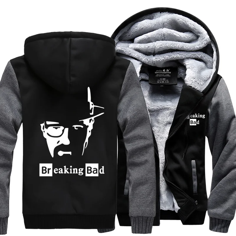 Breaking Bad Heisenberg, мужские свитшоты,, горячая распродажа, весна, зима, флис, утепленные толстовки, спортивный костюм, на заказ, любой логотип, куртка, пальто