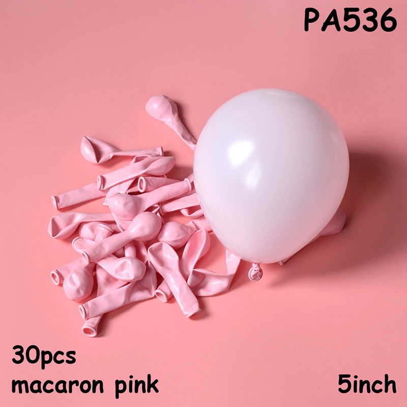 30 pieces / bag 5 inch Macaron color balloon set latex balloon celebration wedding decoration birthday happy party supplies