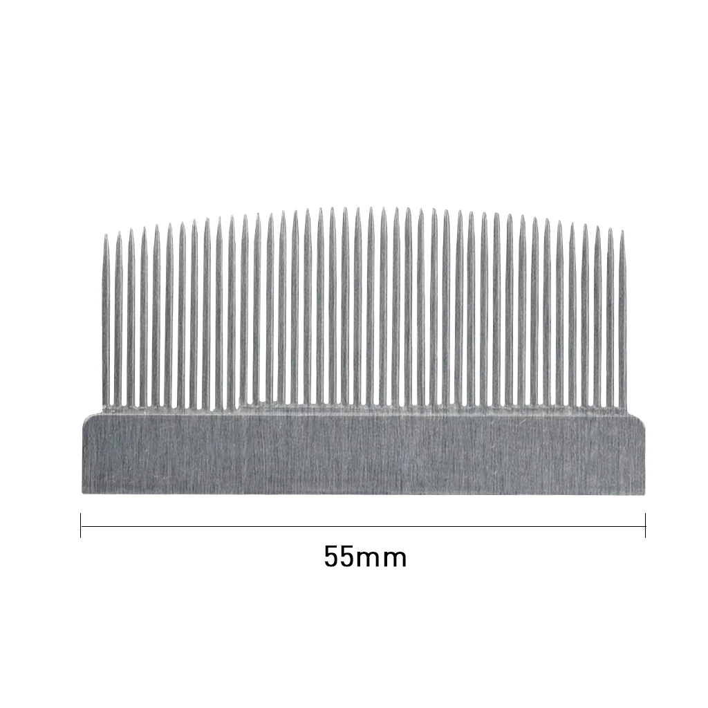 Professional Horse Hair Comb Stainless Steel Brush For 4/4 Violin Bows violin bow brush