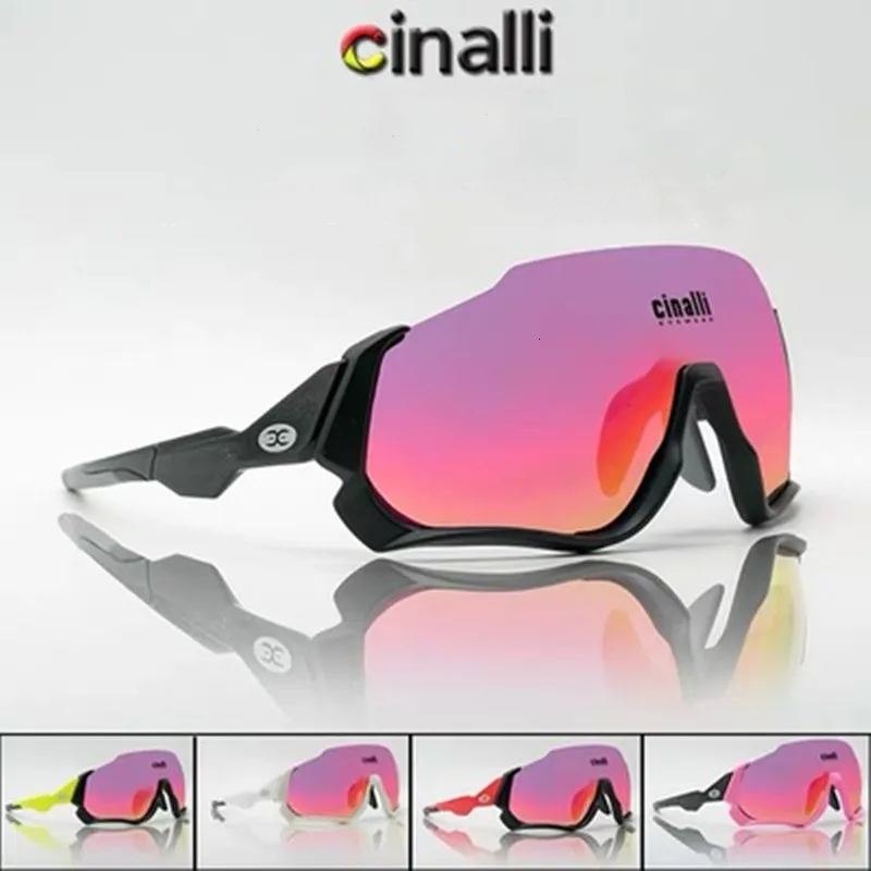 Поляризованные Cycle-goggles cinali солнцезащитные очки es glass от женщин от мужчин в велосипедах велосипедные очки спортивные в свободном воздухе Lent 4