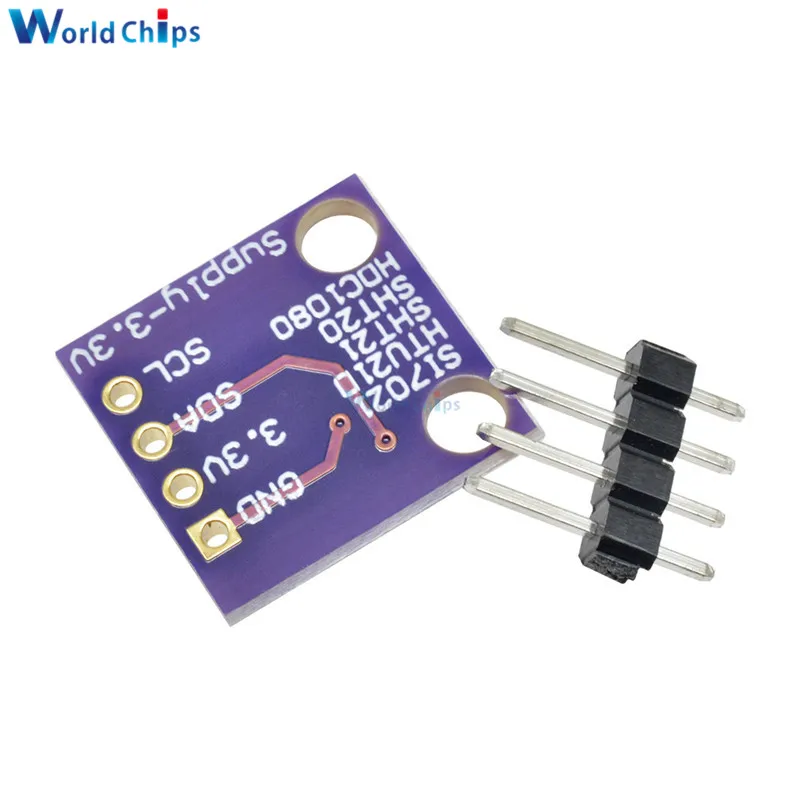 GY-213V-HTU21D интерфейс I2C датчик температуры и влажности Замена SHT21 SI7021 HDC1080 с высокоточным модулем датчик влажности