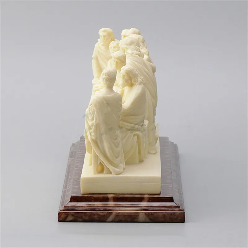 Блокноты Leonardo Da Vinci, Последний Ужин, украшение из смолы, ремесленник, креативная гостиная, ТВ-шкаф, фигурные статуэтки X3048