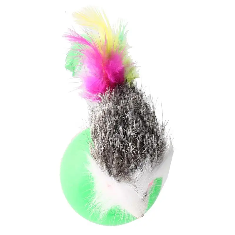Забавный Детский милый питомец кот котенок обучающая игрушка мыши мышь стакан мяч