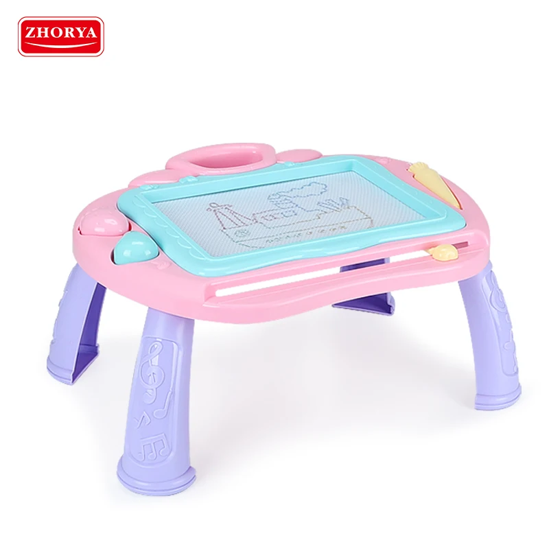 

Zhorya Painting Drawing Board Educational Toys for Children Magnet Draw Write Study Table Kids Plaything Kids Early Learning Toy