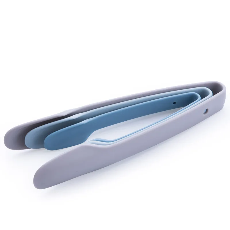 3 in 1 blue Нескользящие щипцы из нержавеющей стали для выпечки хлеба, еды, жаростойкие щипцы для выпечки, щипцы для выпечки, кухонные инструменты для приготовления пищи - Цвет: 3 in 1 blue