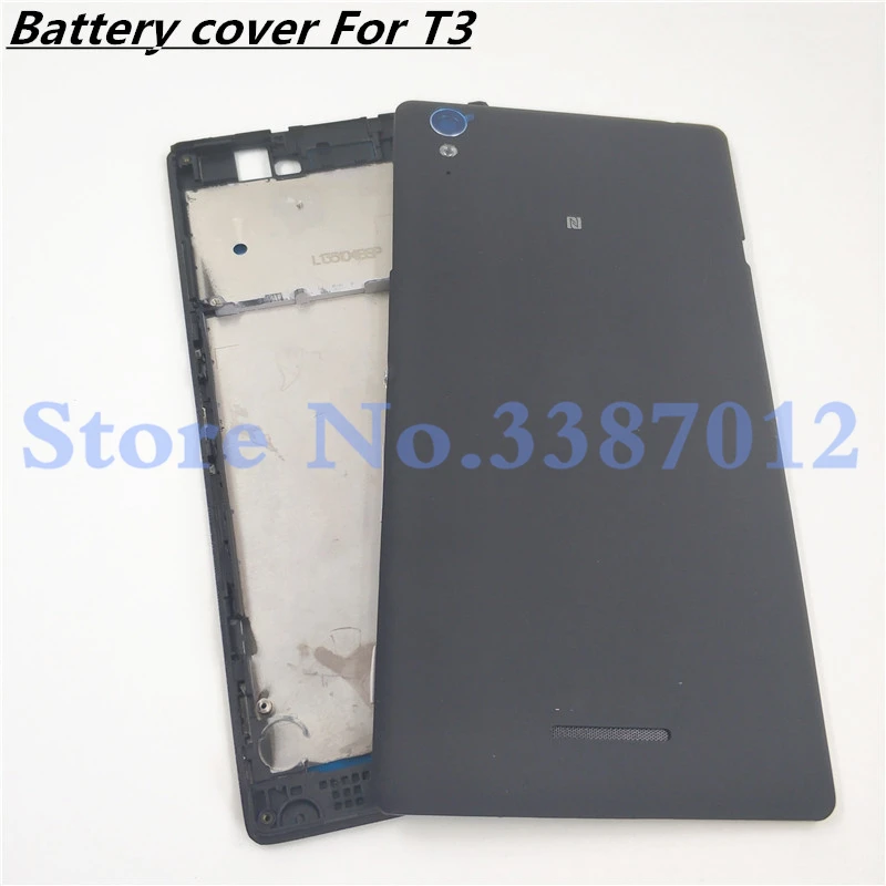 

Full Housing Case For Sony Xperia T3 D5102 D5103 D5106 M50W Front Frame Battery Back Cover Door Repair Part