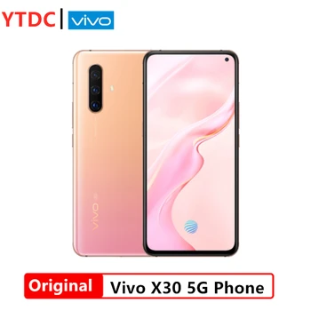

Original Vivo X30 5G 8GBRAM 128GB ROM Smart phone 6.44‘’ XDR Screen 4350mAh Battery 33W Fast Charge 64MP Triple Rear Camera 5G