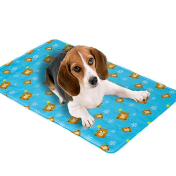 

Dog Gel Cooling Mat Teddy Pet Ice Pad For Small Large Dog Summer Keep Cool Seat Cushion Mat Multifunctional Cat Sleeping Mat