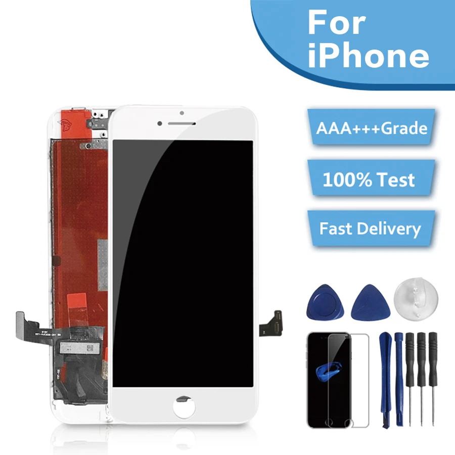 

Perfect Quality AAAA For iPhone6 7 LCD Display With Perfect 3D Touch Screen Digitizer Assembly For iPhone 8 LCD Display