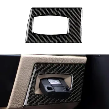 

Key Hole Ignition Switch Frame Car Stickers Carbon Fiber for BMW E90 E92 E93 3Series Right Hand Drive Interior Accessories