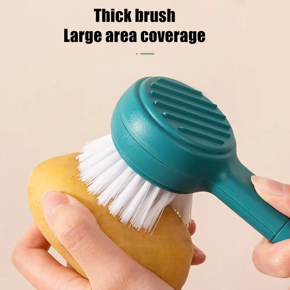 2in1 Vegetable Brush And Peeler Cleaning Brush For Potato Carrot