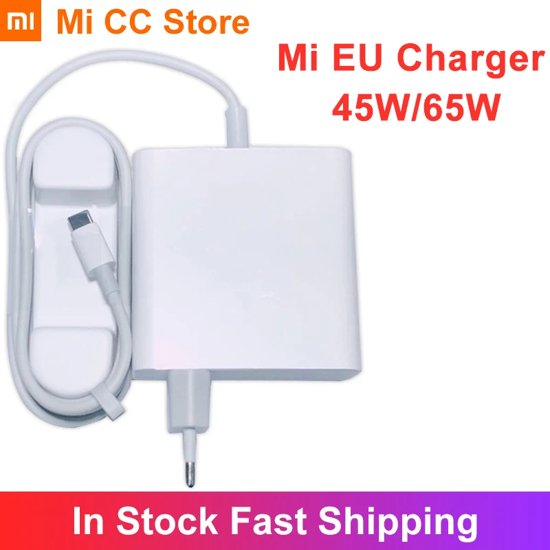  Оригинальное зарядное устройство Xiaomi 65W Type C выход EU зарядное устройство для ноутбука QC 4,0 адаптер USB C порт Mi 45W зарядное устройство для R…