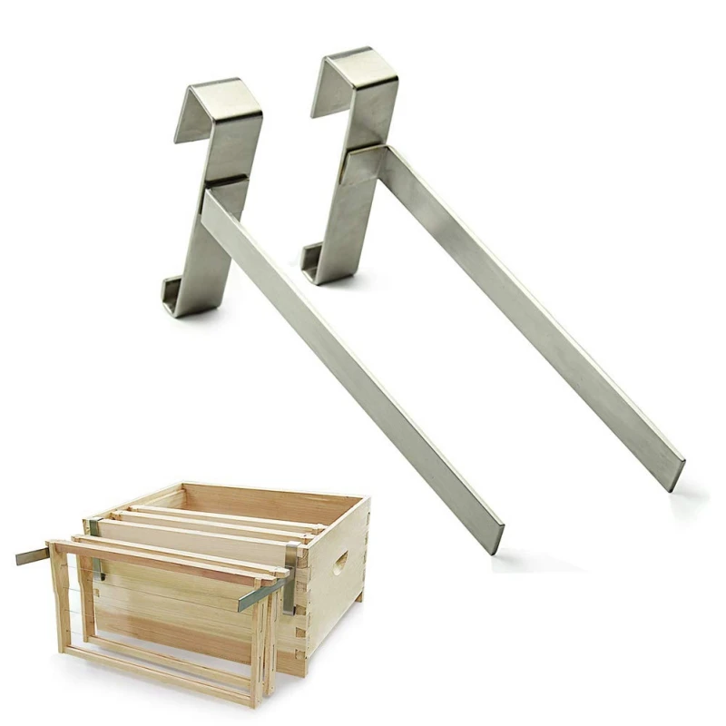 

Stainless Steel Beekeeping Frame Holder Bee Hive Perch Durable Equipment Kit Home Garden Tool Supplies Accessories