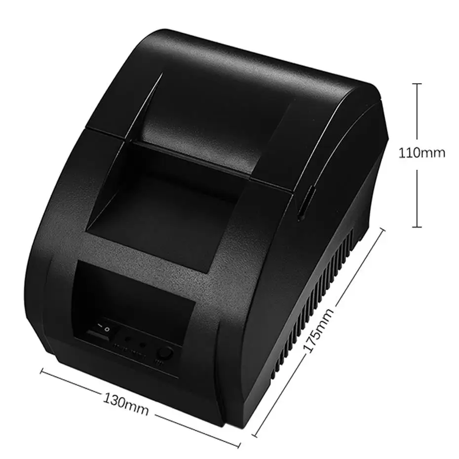 Zjiang Pos термопринтер Мини 58 мм Usb Pos чековый принтер для ресаранта и супермаркета ЕС штекер