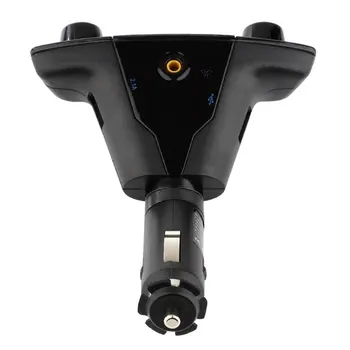

Auto Fm Transmitter Mp3 Player Aux Audio Dual Usb Freisprechanlage Car Mp3 Player Receiver U Disk Lighter